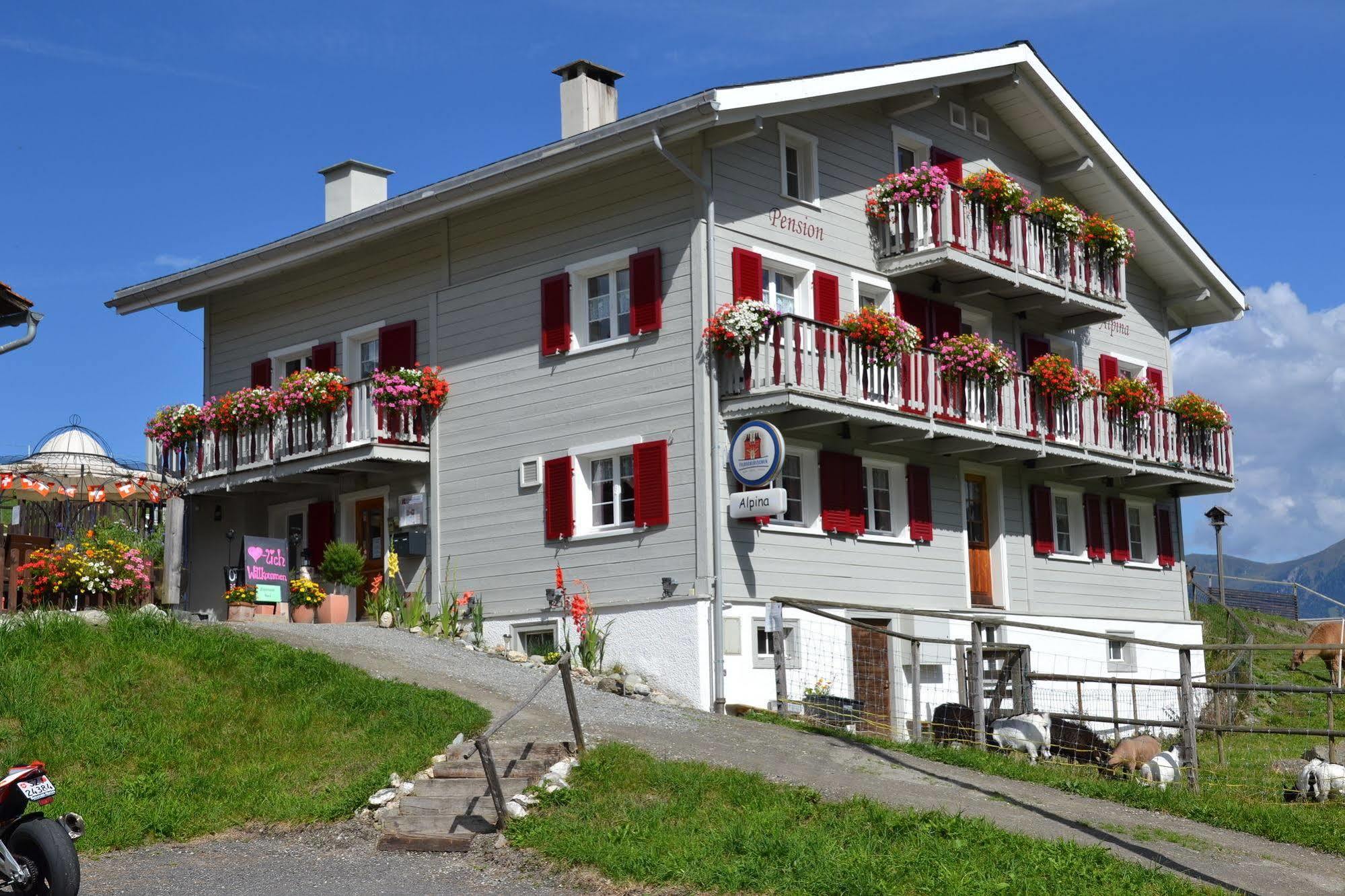 Hotel Gasthaus Alpina à Tschappina Extérieur photo